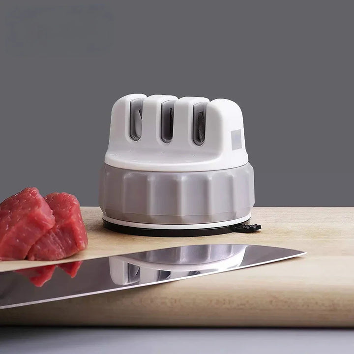 BowLift | Triple Wheel Whetstone Super Suction Mini Knife Sharpener