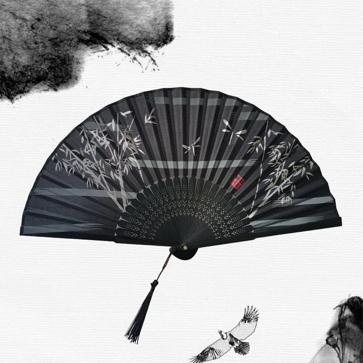 Traditional Japanese Style Floral Hand Fan | Bowlift