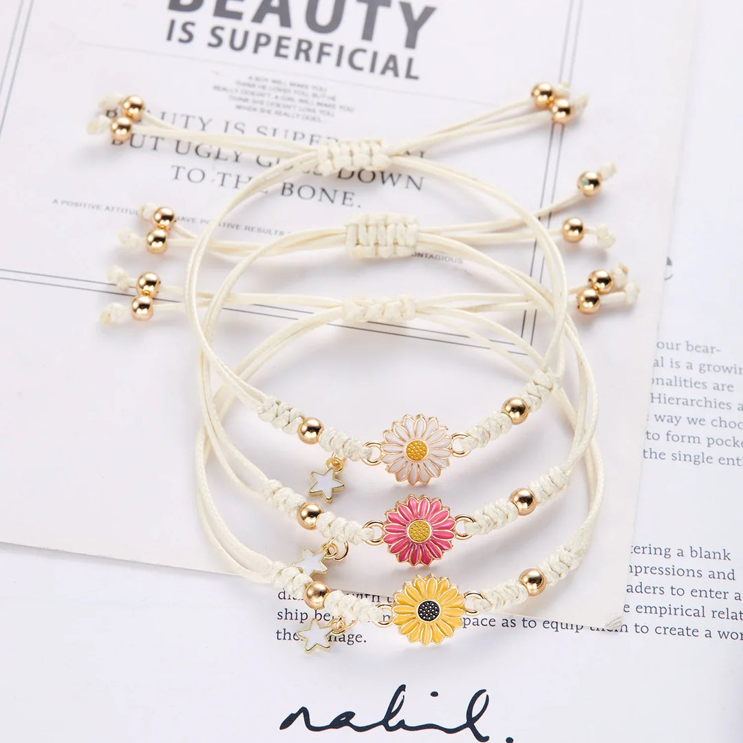 BowLift | Braided Feminine Flower Star Bracelet