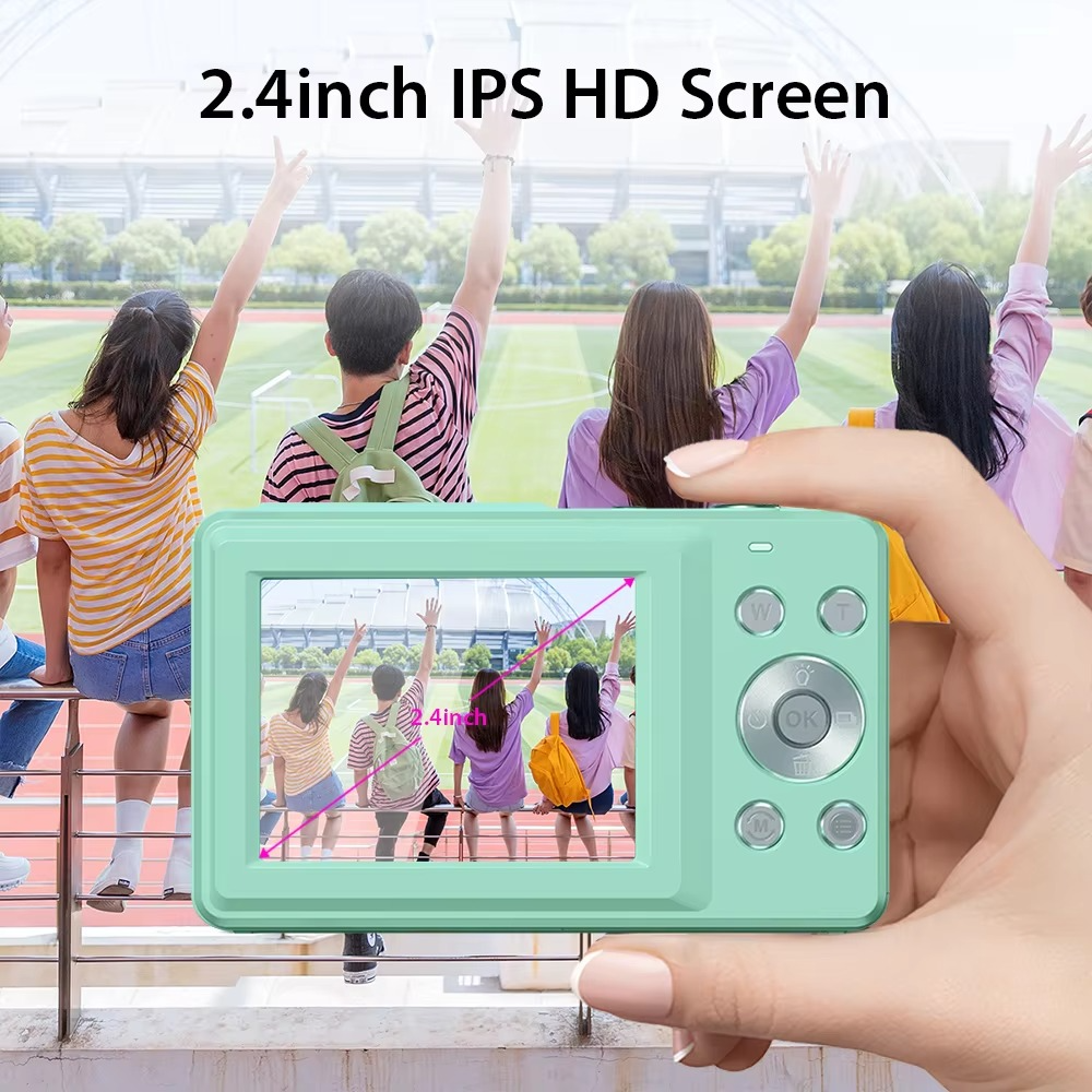 BowLift | High-Resolution Kids' Digital Camera - 1080P HD, 44MP with 16X Zoom