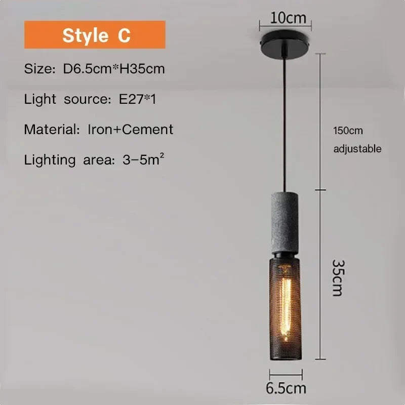 BowLift | Retro American Country Hanging Lamp