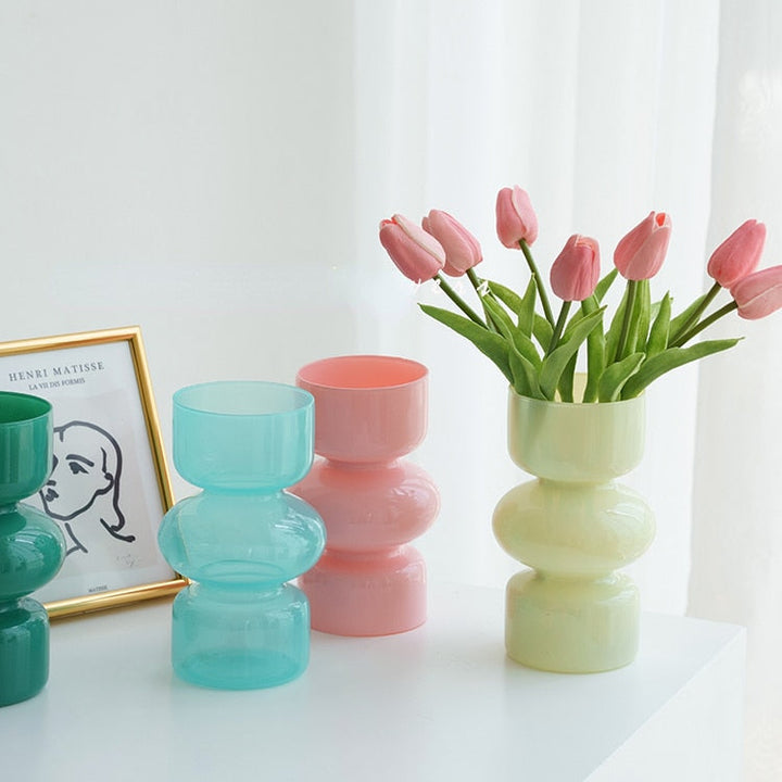 Glass Tier Vase - Multicolour | Bowlift