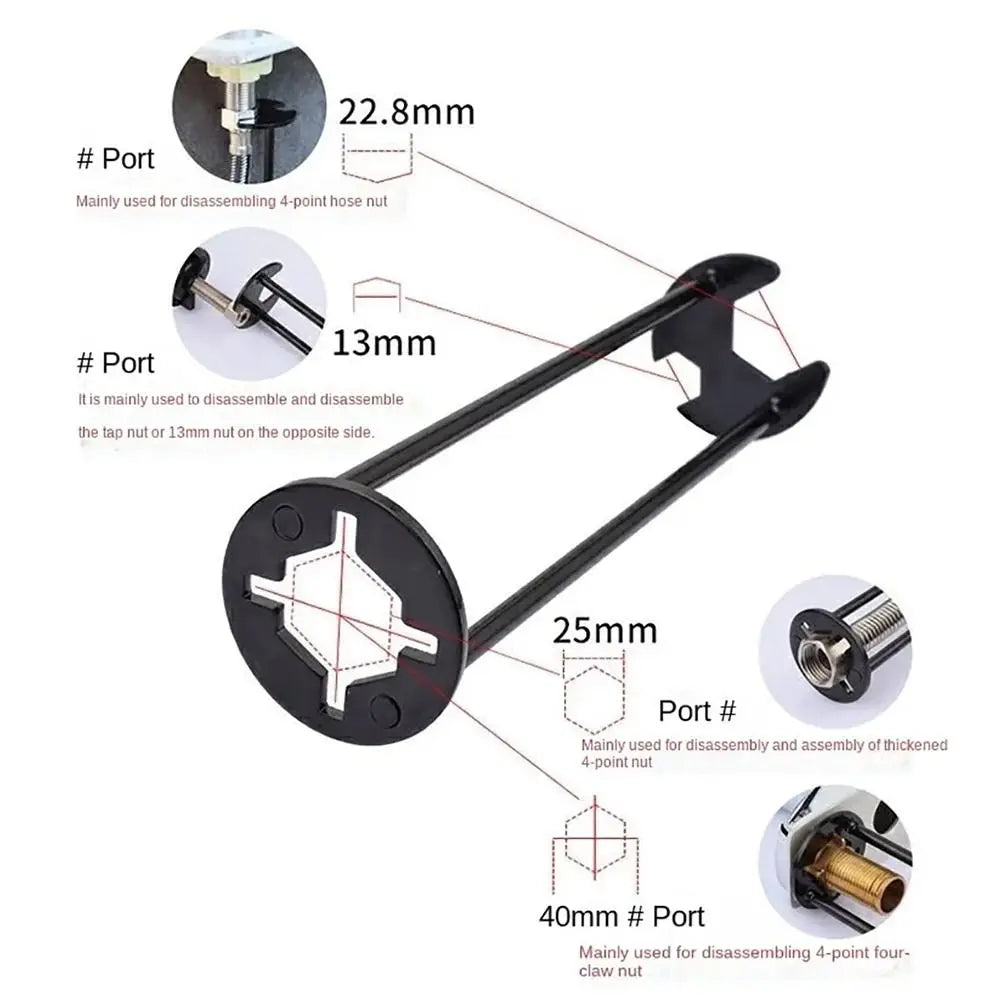 BowLift | Dual-Headed Easy Repair Faucet Wrench