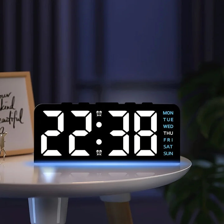 BowLift | Modern LED All Week Display Night Lamp Alarm Clock