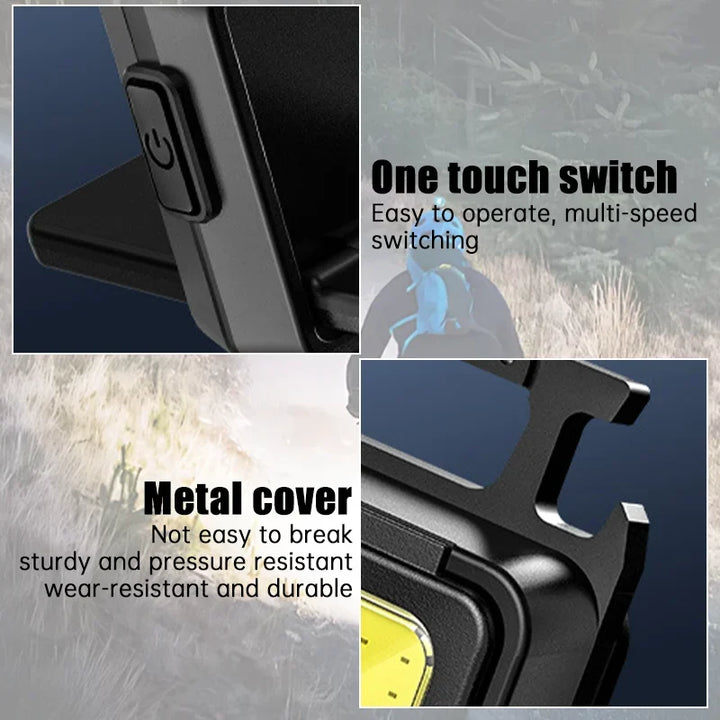 BowLift | TorchKey Mini Flashlight | 1000 Lumen | Magnetic Base & USB-C | Keychain Format