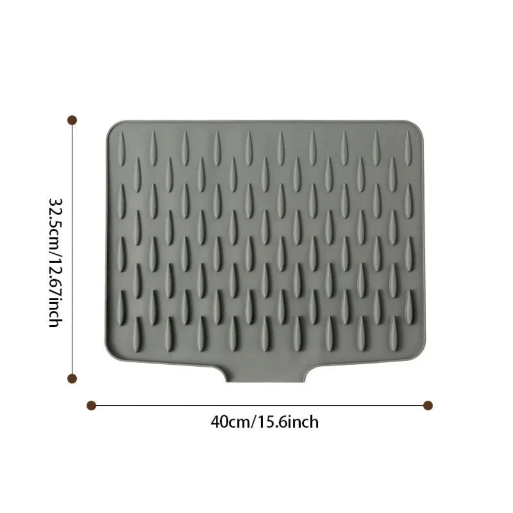 BowLift | Silicool Water-Draining Silicone Drying Mat – Heat Resistant, Non-Slip & Multifunctional
