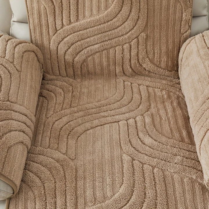 BowLift | Silven Plush Thickened Anti-Slip Recliner Sofa Cover