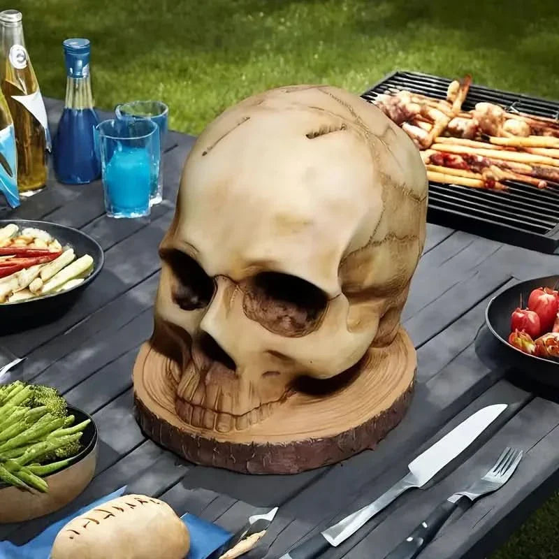 BowLift | Gothic Skull Knife Holder Kitchen Decor Rack