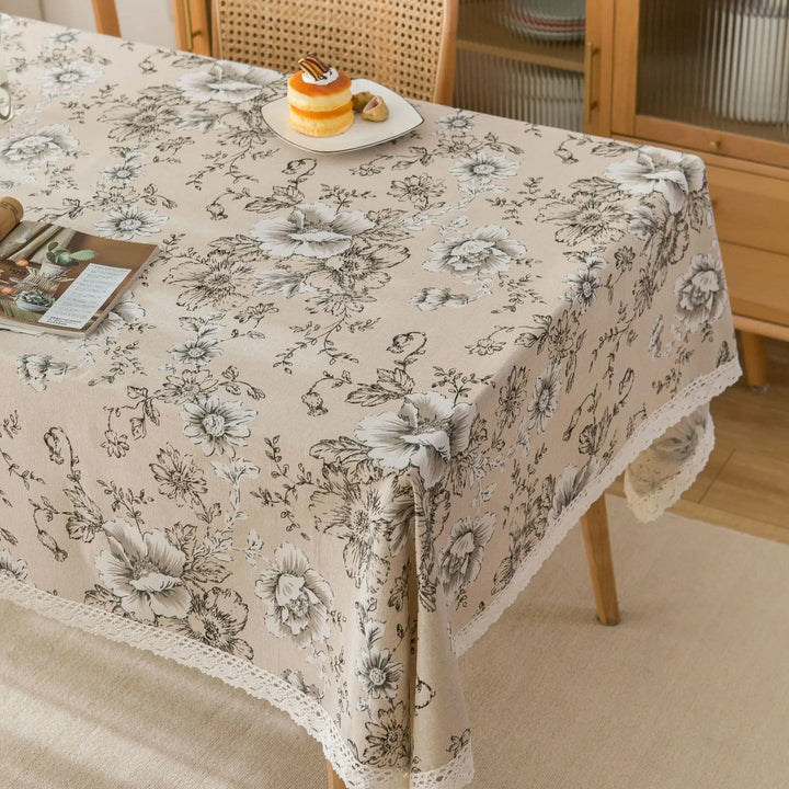 BowLift | Pastoral Cotton-Linen Tablecloth