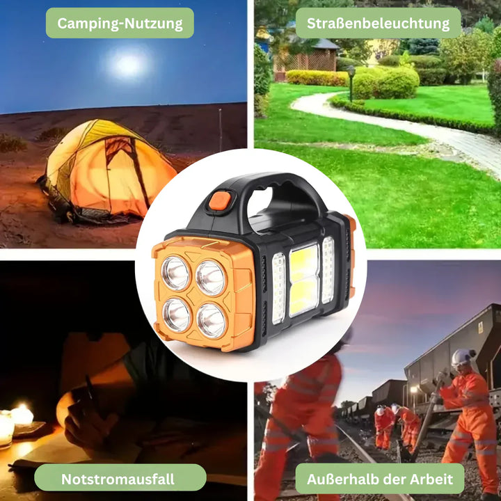 BowLift | 3-in-1 emergency flashlight with USB charging and carrying handle