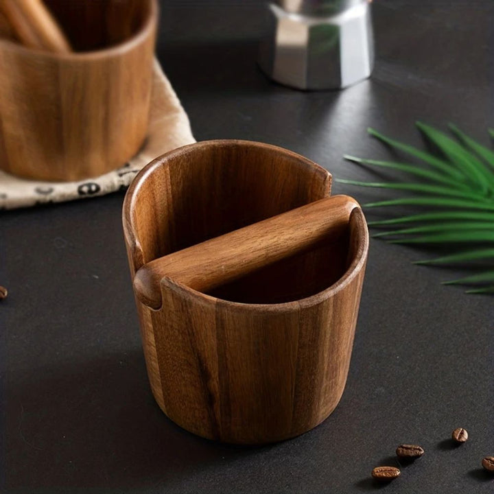 BowLift | Solid Wood Coffee Knock Box