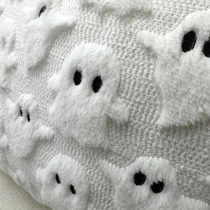 BowLift | Spooky Ghost Plush Halloween Cushion Cover