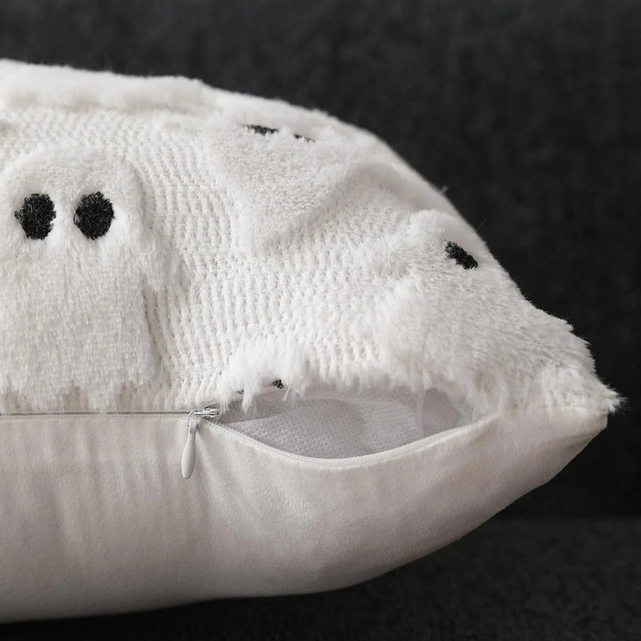BowLift | Spooky Ghost Plush Halloween Cushion Cover