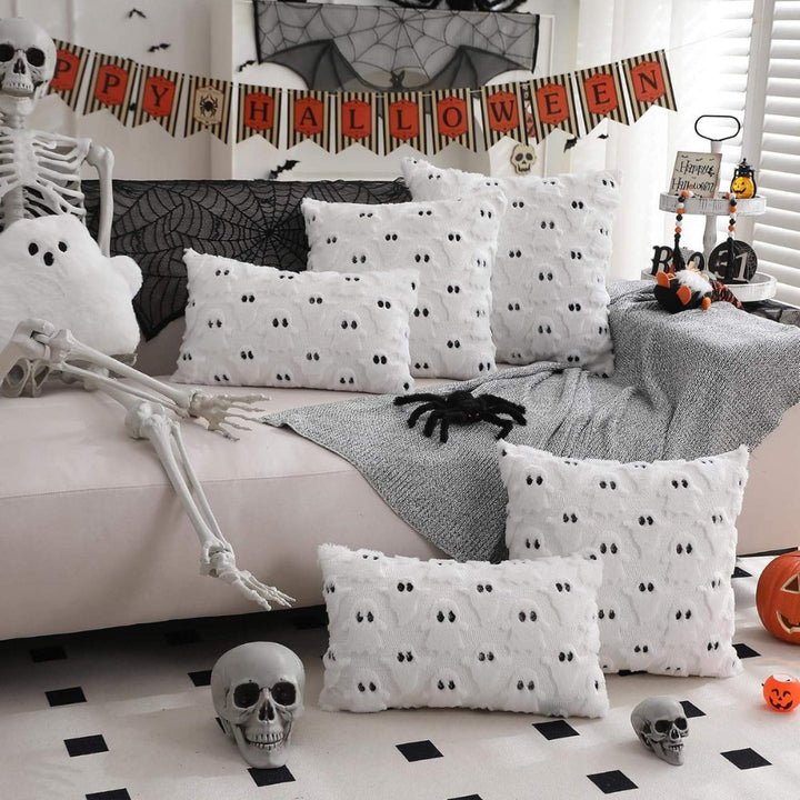 BowLift | Spooky Ghost Plush Halloween Cushion Cover