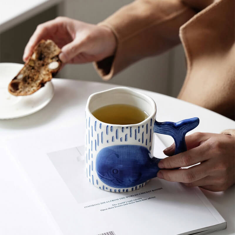 BowLift | Spring Whale Ceramic Mug