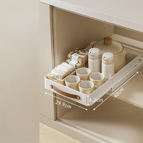 BowLift | Stainless Steel Pull-Out Storage Kitchen Organizer Tray