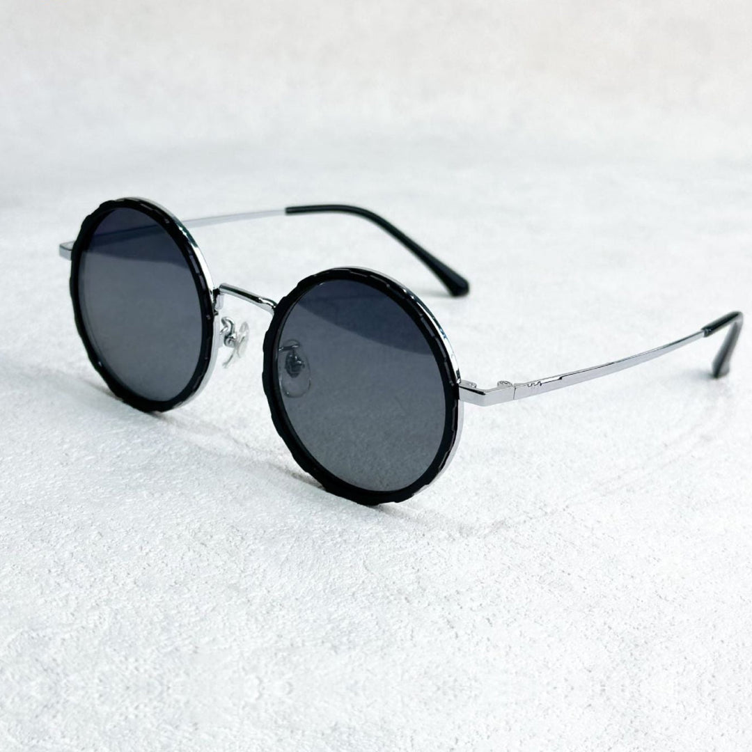 BowLift | VisionRound Polarized Sunglasses – Unisex Retro Design with Adjustable Light Filter