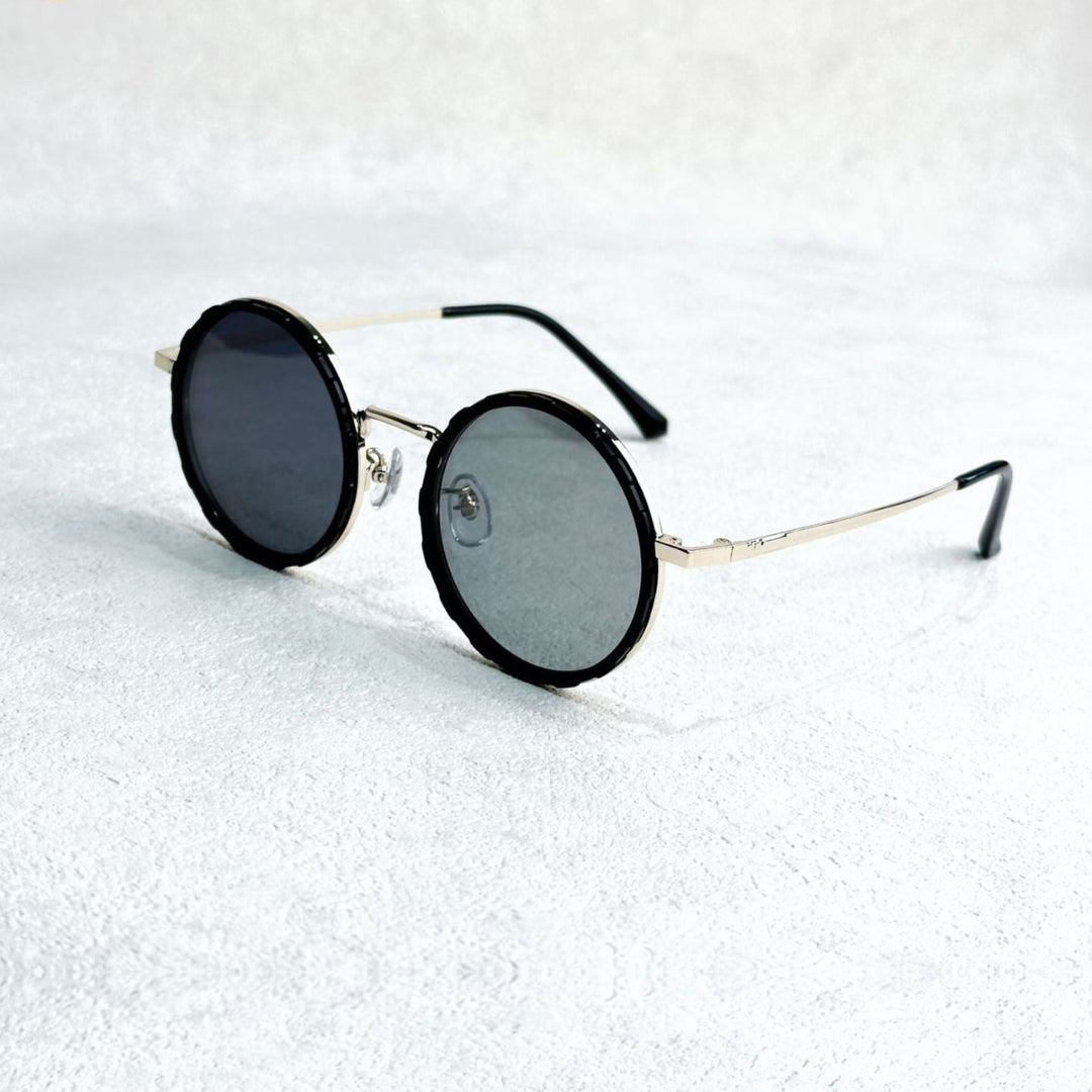 BowLift | VisionRound Polarized Sunglasses – Unisex Retro Design with Adjustable Light Filter