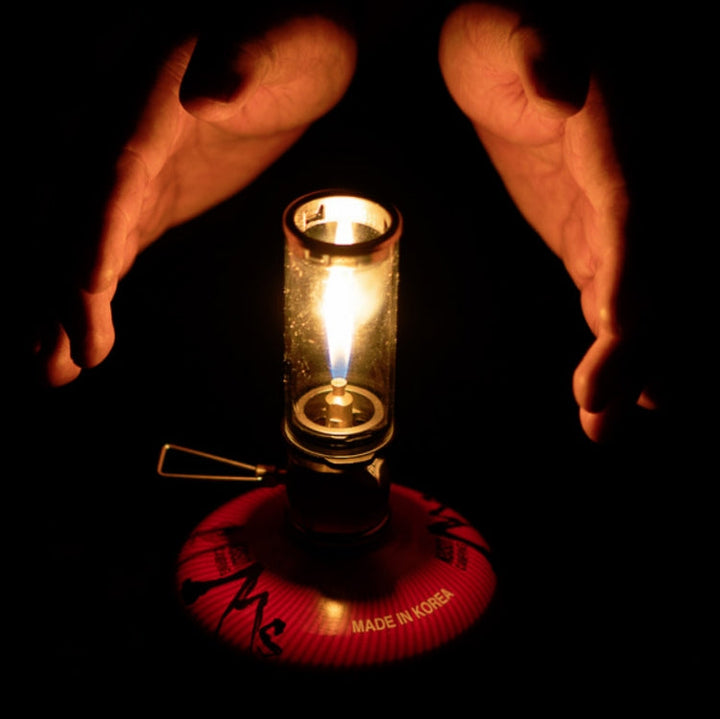 BowLift | BRS-55 Outdoor Camping Lighting Mini Steam Light Tent Gas Coreless Candle Light