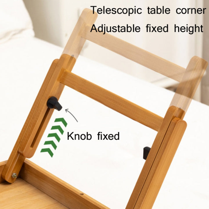 BowLift | 741ZDDNZ Bed Use Foldable Height Adjustable Laptop Table Dorm Desk, Specification: Medium 64cm