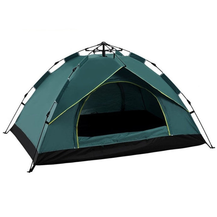 BowLift | TC-014 Outdoor Beach Travel Camping Automatic Spring Multi-Person Tent For 3-4 People (Green)