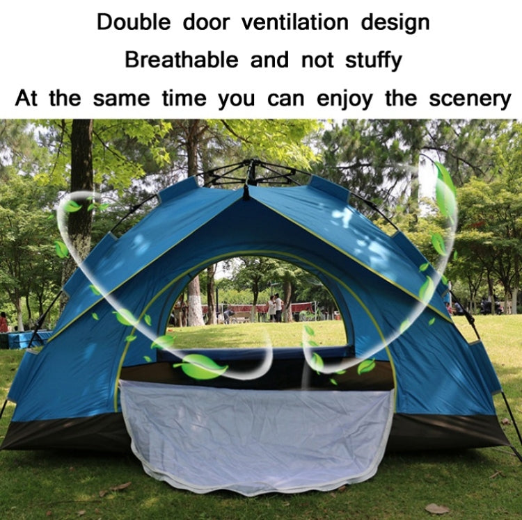 BowLift | TC-014 Outdoor Beach Travel Camping Automatic Spring Multi-Person Tent For 3-4 People (Green)