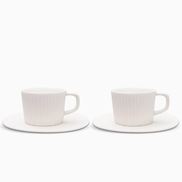 ElegantSips – Stoneware Coffee Mug Set with Spoon Bowlift