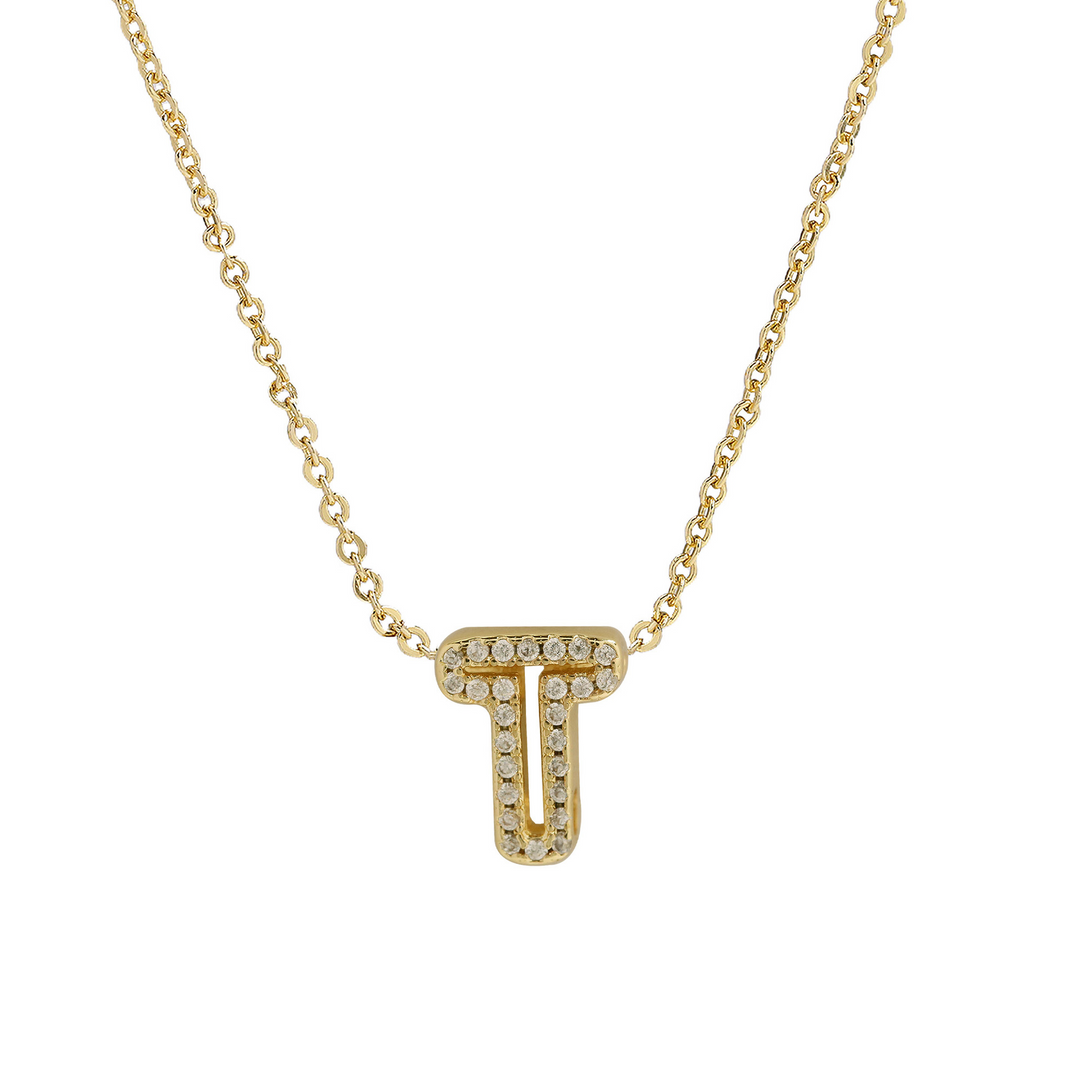 BowLift | Dazzling Diamond Initial Necklace