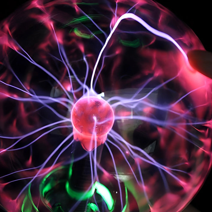 BowLift | Plasma Globe Light | Interactive Touch-Activated LED Orb for Home Decor & Science Experiments