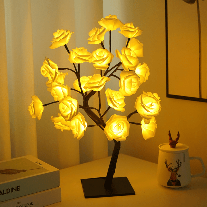BowLift | Tabletop Rose Flower Tree Light