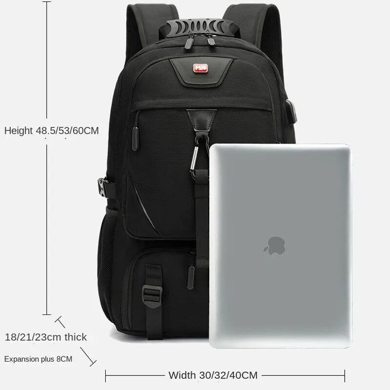 Tech Trek Pro 50-80L The Ultimate Backpack With USB Connection | Bowlift