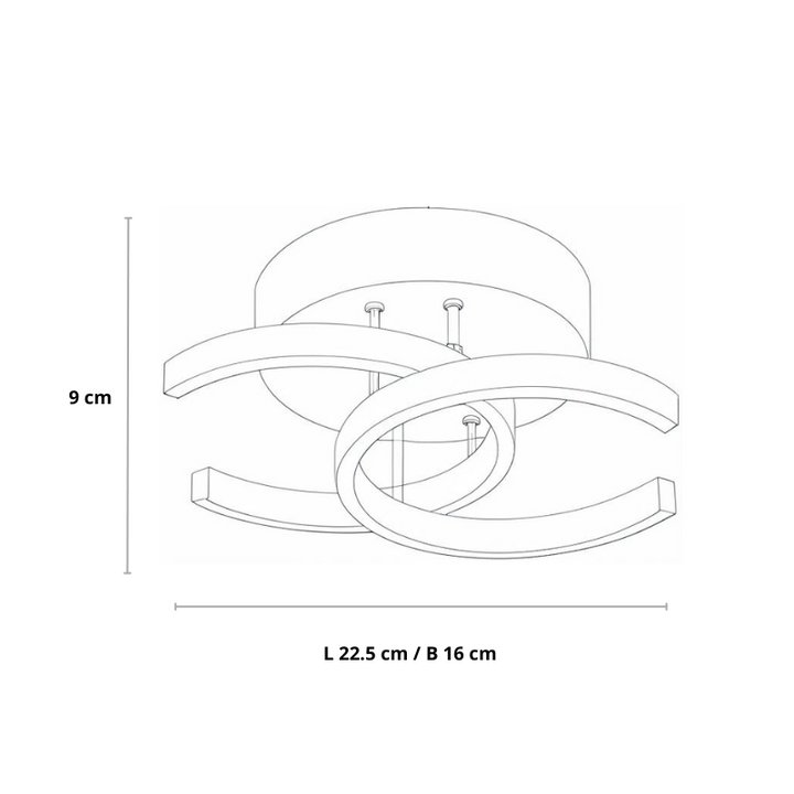 BowLift | Modern LED Ceiling Light
