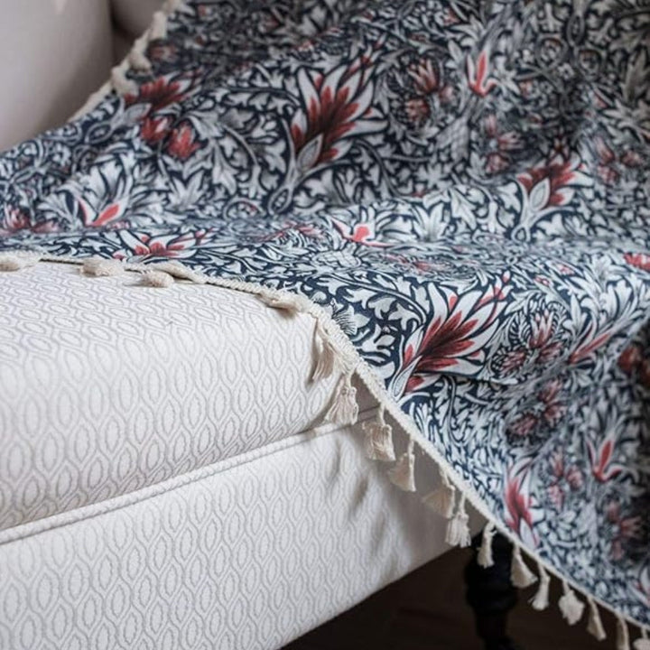 BowLift | Thistle Ebonleaf Floral Tapestry Curtain