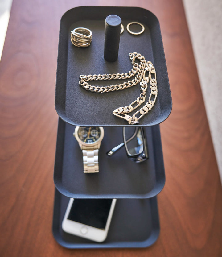 BowLift | Three-Tier Accessory Tray - Steel