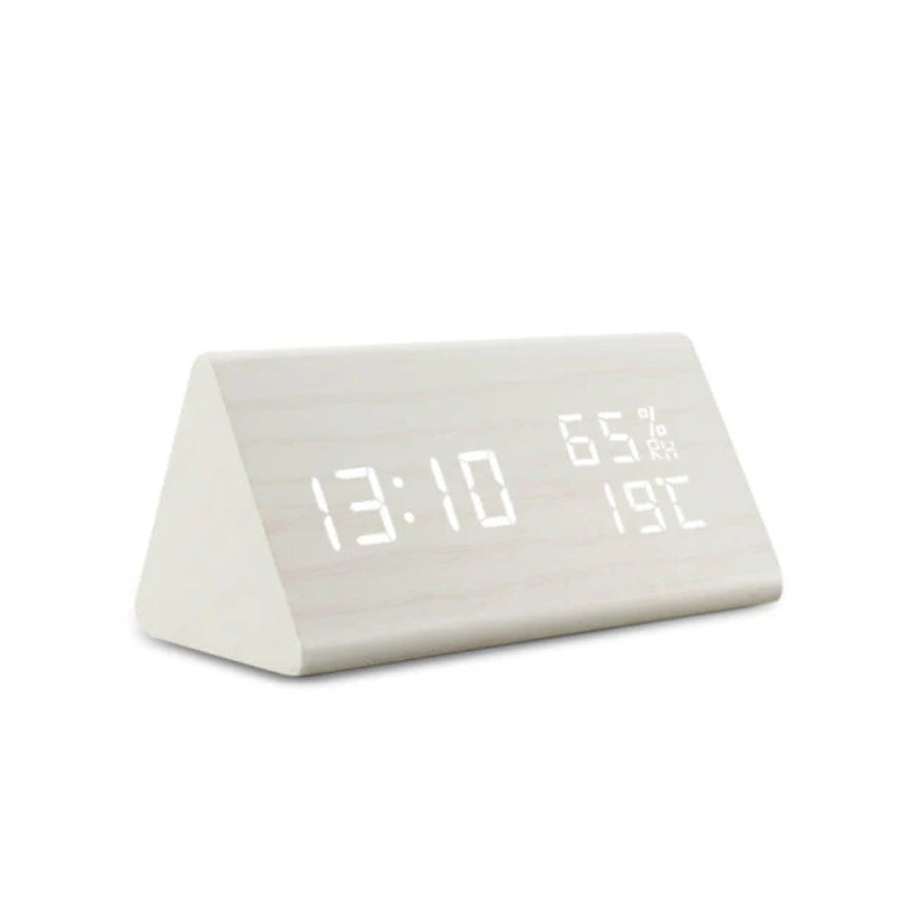BowLift | Elora Wooden LED Alarm Clock Digital Display