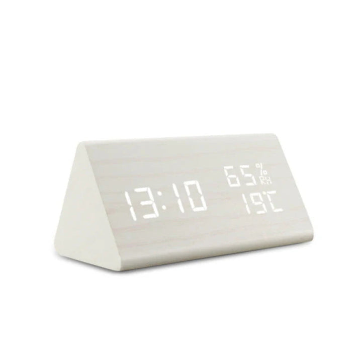 BowLift | Elora Wooden LED Alarm Clock Digital Display