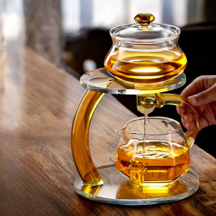 BowLift | TranquiliTea – Magnetic Glass Infuser Teapot for Enhanced Flavour & Wellness