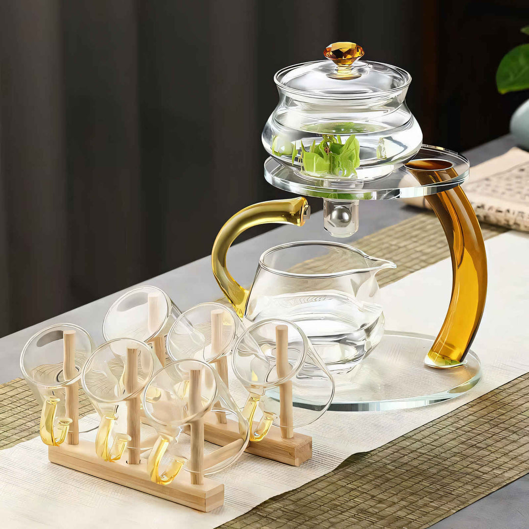 BowLift | TranquiliTea – Magnetic Glass Infuser Teapot for Enhanced Flavour & Wellness