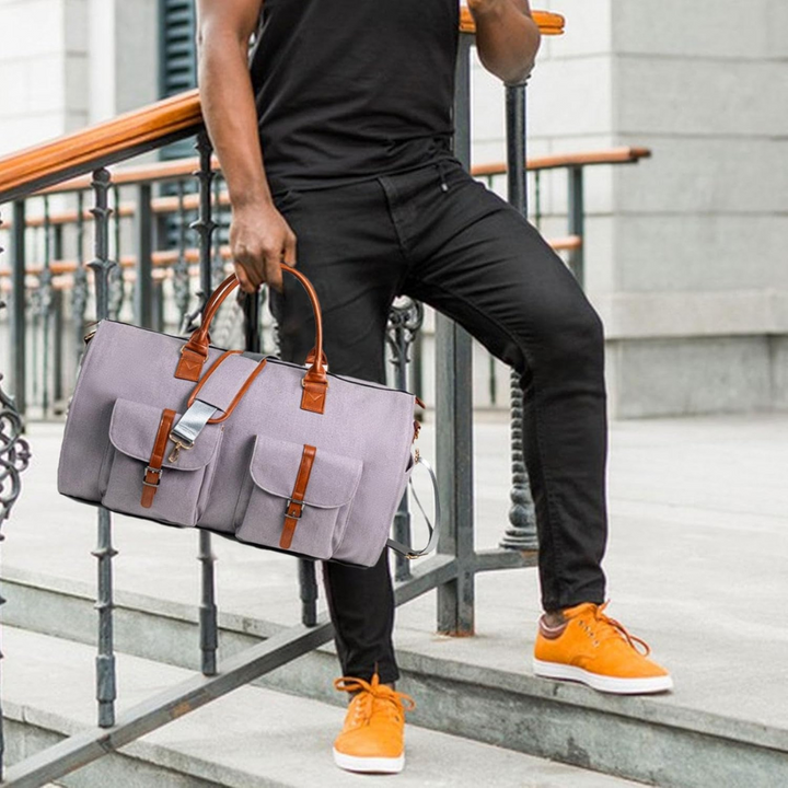 BowLift | Travel Duffel Bag Leather Carry On Luggage