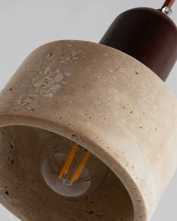 BowLift | Stylish Pendant Lamp with Stone Effect