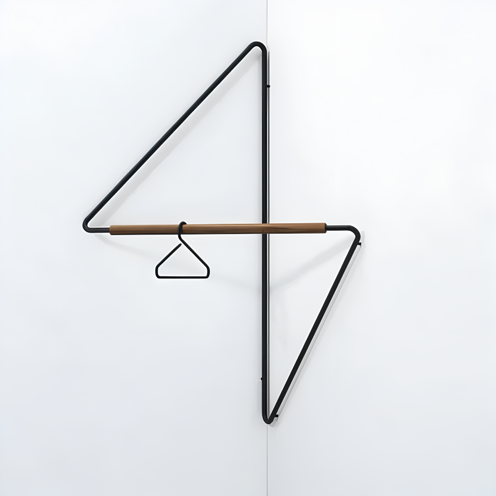 BowLift | Triad Coat Stand – Geometric Multi-Purpose Metal Wardrobe Rack