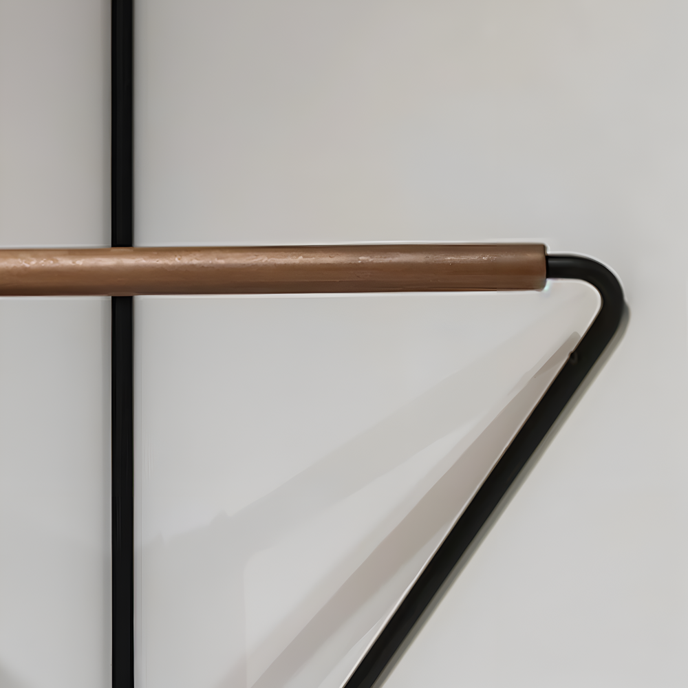BowLift | Triad Coat Stand – Geometric Multi-Purpose Metal Wardrobe Rack