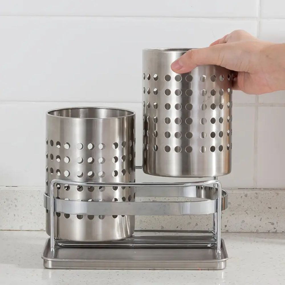 BowLift | Trivent Stainless Kitchen Cutlery Organizer