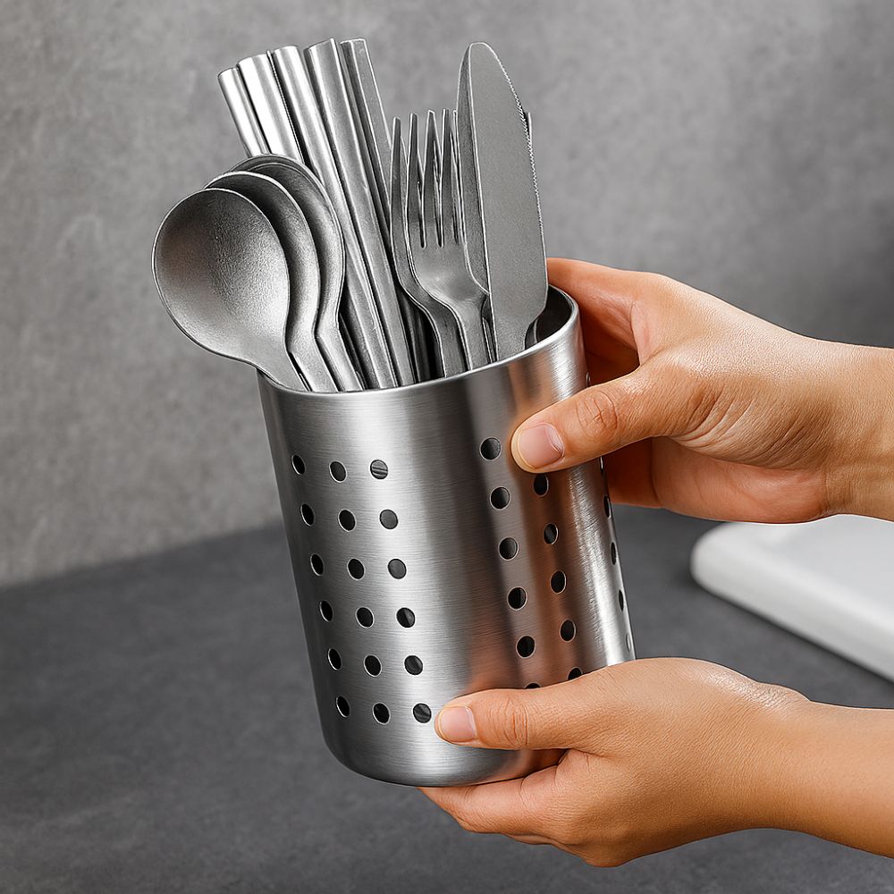 BowLift | Trivent Stainless Kitchen Cutlery Organizer