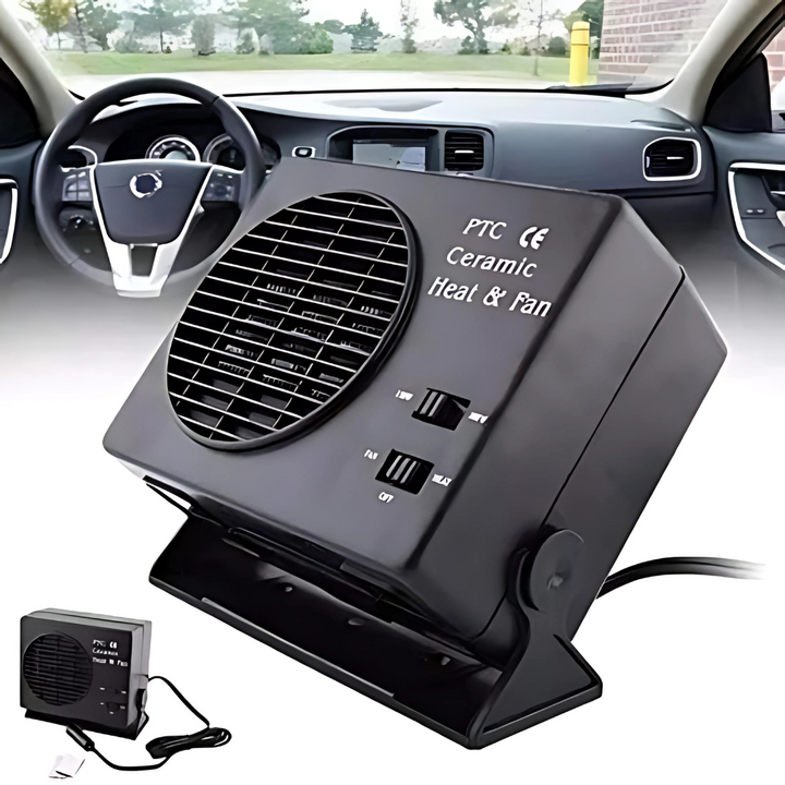 BowLift | Heater Fan for Car | 12V Portable Defroster Warmer
