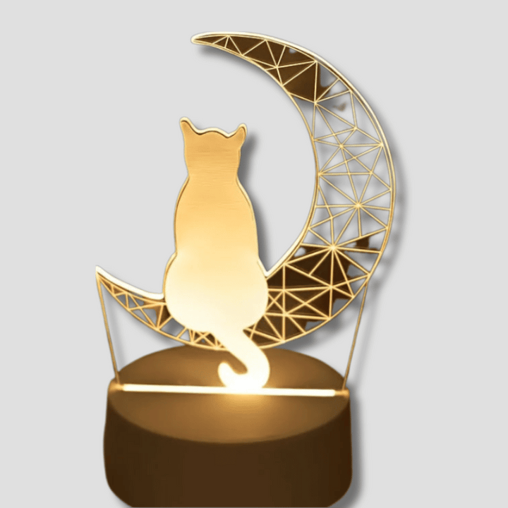 BowLift | LunaCat - 3D Night Lamp with Moon Design
