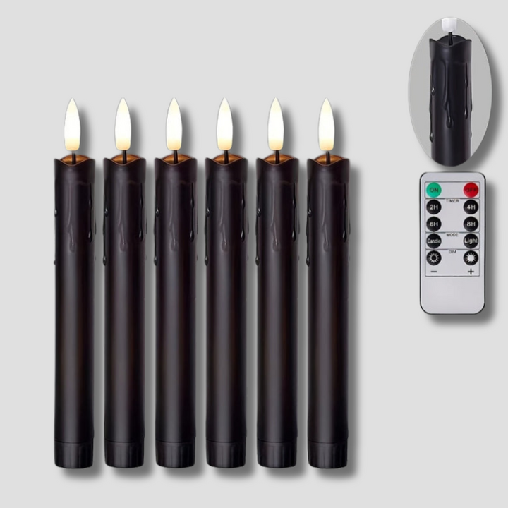 BowLift | WarmGlow - LED Candles Set with Remote Control for Home