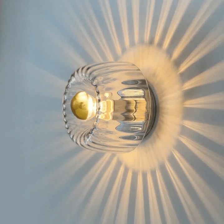 BowLift | Scandinavian Bauhaus Wall Light – Nordic Glass & Metal Sconce for Modern Interiors