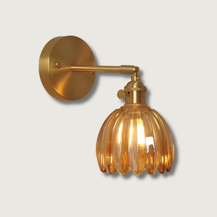 BowLift | GlowForge - Stylish Wall Lamp with a Metallic Finish
