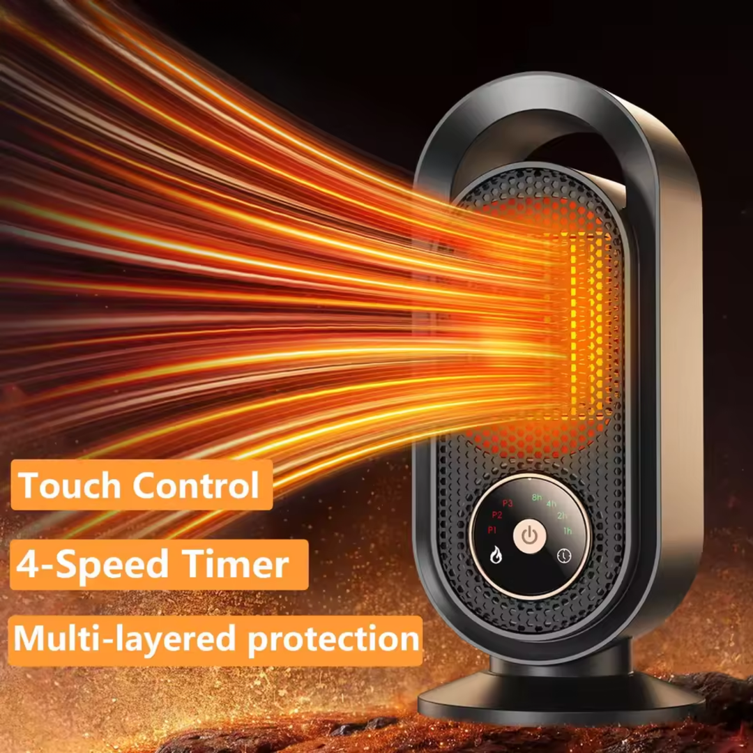 BowLift | WarmBreeze Mini Heater – Portable 1000W Fan Heater for Desk and Room